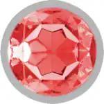 Dop Anal Metalic Intense cu Cristal Mărimea M, 8 cm
