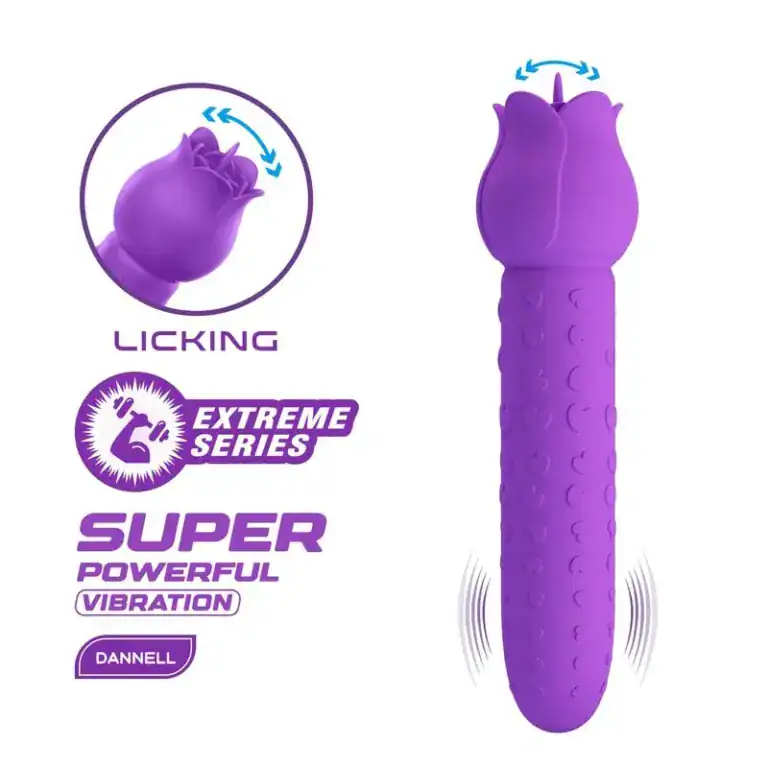 Stimulatorul Oral Love Dannell, Design Floare