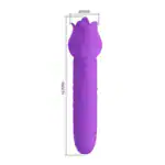 Stimulatorul Oral Pretty Love Dannell, Design Floare