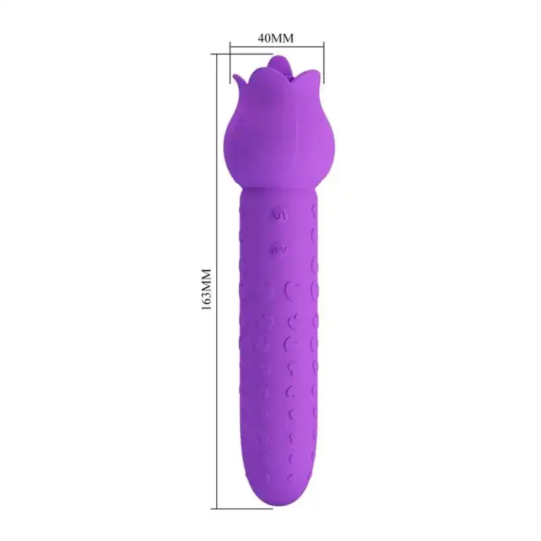 Stimulatorul Oral Pretty Love Dannell, Design Floare