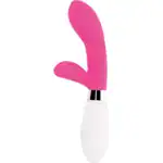 Vibrator Rabbit Jackson Glossy, Dublu Motor, 10 Funcții, Silicon, 12 cm – Roz5