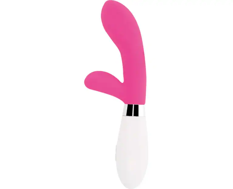 Vibrator Rabbit Jackson Glossy, Dublu Motor, 10 Funcții, Silicon, 12 cm – Roz5