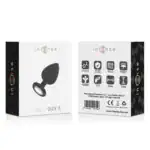 Dop Anal Shelki S, Silicon Medical Premium, Bază Diamant, 7,2 cm – Negru