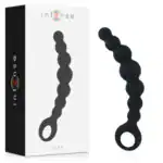 Lanț Anal Intense Max Black, 8 Bile din Silicon Medical, 18,5 cm