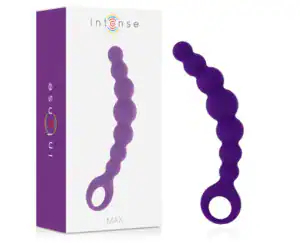 Lanț Anal Intense Max Liliac, 8 Bile din Silicon Medical, 18,5 cm Lanțul Anal Intense Max, 8 Bile din Silicon Medical, 18,5 cm