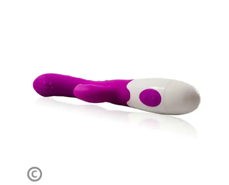 Vibrator Rabbit Pretty Love Arthur, Stimulare G-Spot și Clitoris, 20 cm – Lila