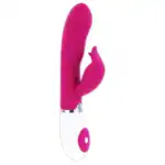 Vibrator Rabbit Pretty Love Felix, Silențios și Impermeabil, 21 cm – Roz