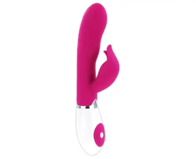Vibrator Rabbit Pretty Love Felix, Silențios și Impermeabil, 21 cm – Roz