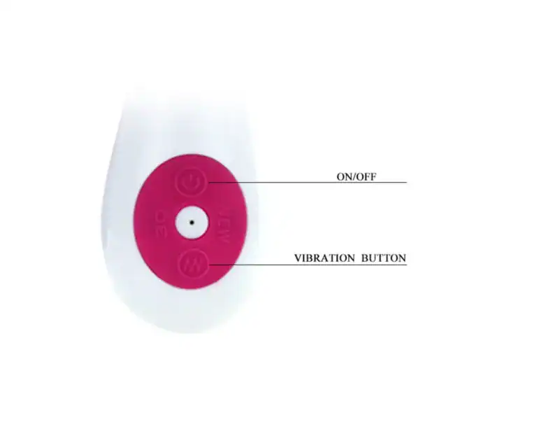 Vibrator Rabbit Pretty Love Felix, Silențios și Impermeabil, 21 cm – Roz