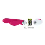 Vibrator Rabbit Pretty Love Felix, Silențios și Impermeabil, 21 cm – Roz
