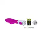 Vibrator Rabbit Pretty Love Arthur, Stimulare G-Spot și Clitoris, 20 cm – Lila
