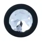 Dop Anal Shelki S, Silicon Medical Premium, Bază Diamant, 7,2 cm – Negru
