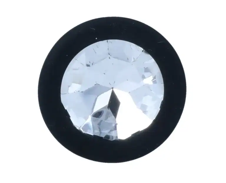 Dop Anal Shelki S, Silicon Medical Premium, Bază Diamant, 7,2 cm – Negru