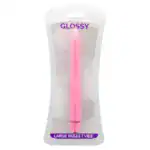 Vibrator Slim Glossy, 1 Viteză Silențioasă, Rezistent la Apă, 16,5 cm – Roz