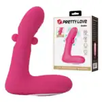 Vibrator Pretty Love Duden, reîncărcabil, cu vibrație și mișcare de balansare, 12+3 moduri