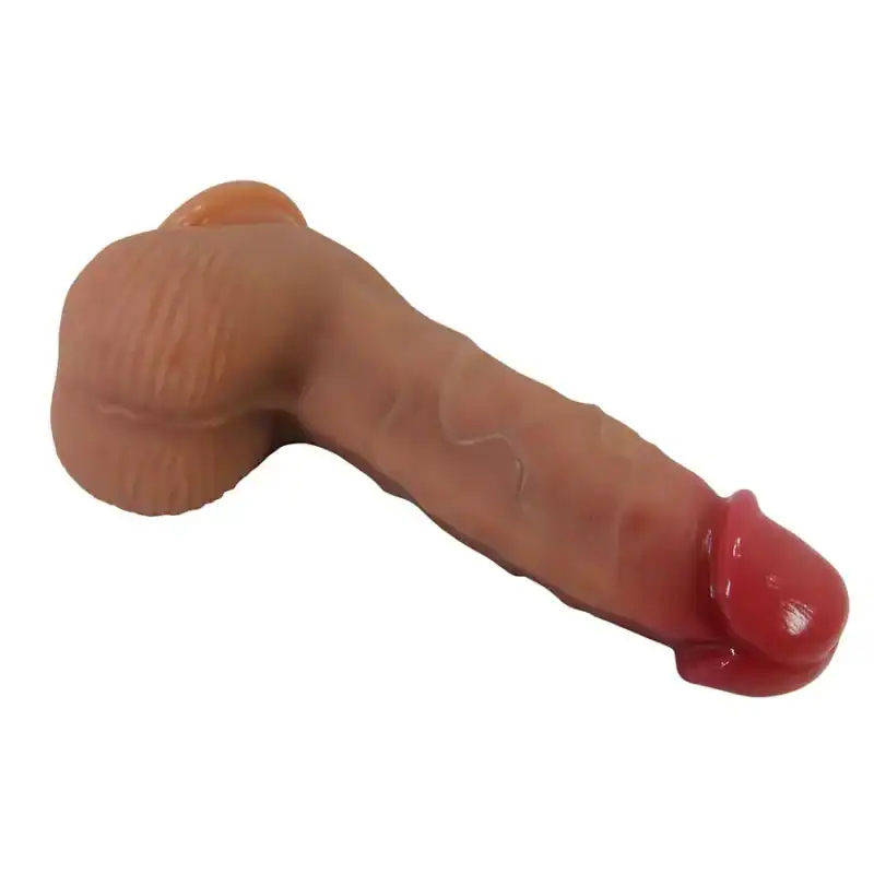 Dildo realist Pretty Love Duvall 19,3 cm cu ventuză, silicon