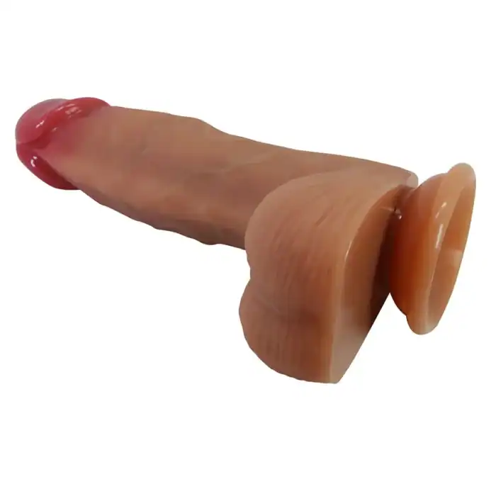 Dildo realist Pretty Love Duvall 19,3 cm cu ventuză, silicon