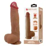 Pretty Love - Dildo realist Orton, 23,5 cm, Ø 4,9 cm, silicon, cu ventuză