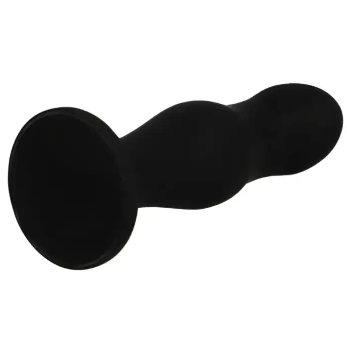 Dop anal Black&Silver Sean negru din silicon premium