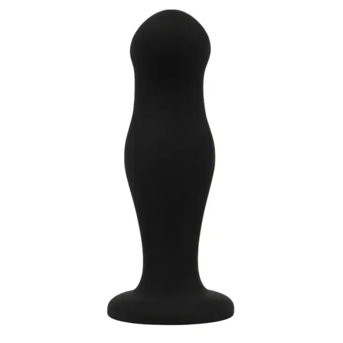 Dop anal Black&Silver Sean negru din silicon premium
