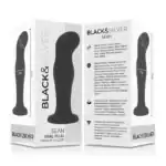 Dop anal Black&Silver Sean negru din silicon premium