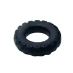Inel pentru penis Baile Titan din silicon, negru-verde