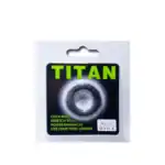 inel penis silicon Baile Titan, negru-verde