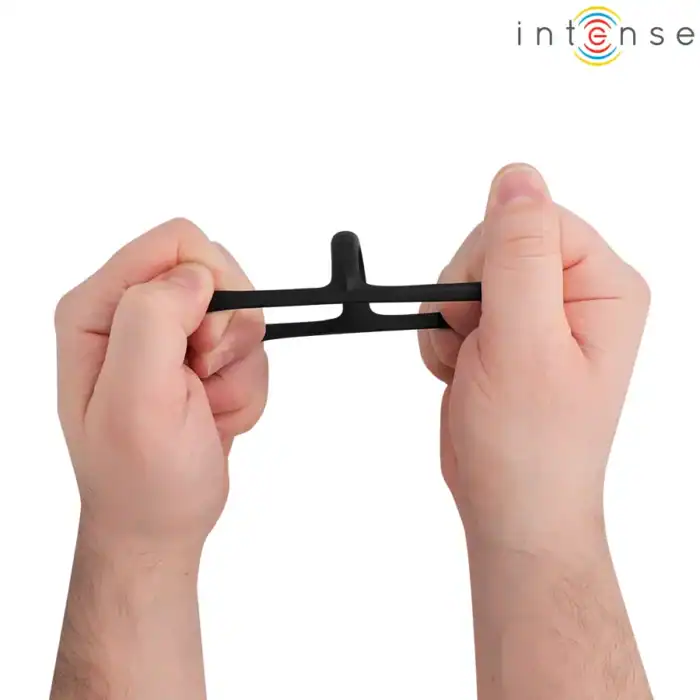 Inel triplu pentru penis Intense John model 4