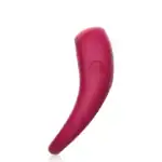 Inel vibrator Cici Beauty roșu din silicon cu stimulator pentru clitoris