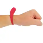Inel vibrator Cici Beauty roșu din silicon cu stimulator pentru clitoris