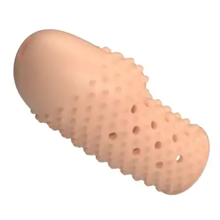 Manșon pentru penis Pretty Love Geek's natural cu proeminențe