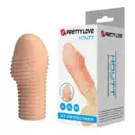 Manșon penis cu inele texturate Pretty Love Hottt natural
