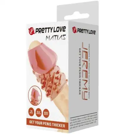 manșon pentru penis Pretty Love Matias roz, TPR
