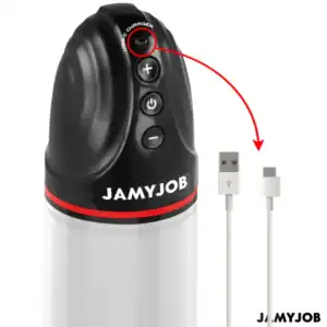 USB Pompă de erecție automată Jamyjob Xpand gri cu 3 moduri de aspirație