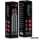 Pompă de erecție automată Jamyjob Xpand gri cu 3 moduri de aspirație