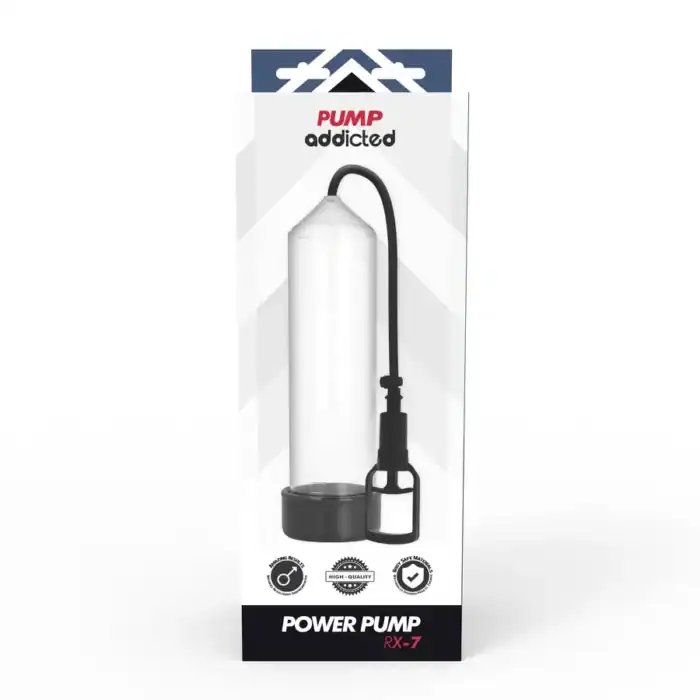 Pompă de erecție RX7 Pump Addicted transparentă