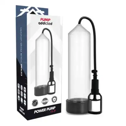 Pompă de erecție RX7 Pump Addicted transparentă