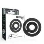 Set de 2 inele pentru penis negre Addicted Toys Potenz