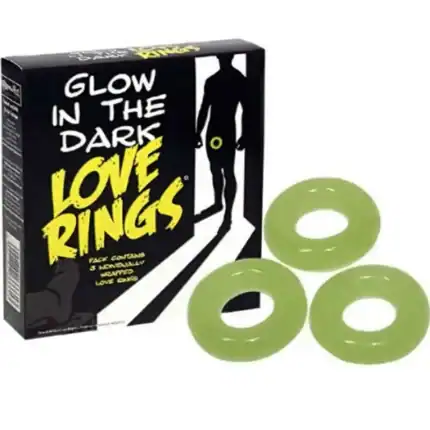 Set de 3 inele fluorescente pentru penis Spencer & Fleetwood
