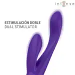 Vibrator rabbit reîncărcabil Intense Paolo pentru punct G și clitoris