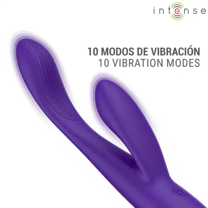 Vibrator rabbit reîncărcabil Intense Paolo pentru punct G și clitoris