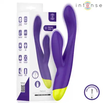 Stimulator rabbit Intense Paolo pentru punct G și clitoris. reîncărcabil