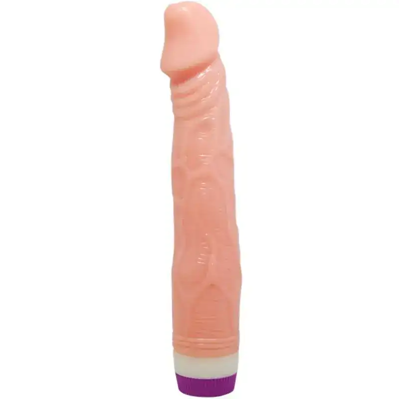 Vibrator realist Baile Natural 22 cm cu bază rotativă