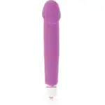Vibrator realist Dolce Vita mov din silicon cu husă detașabilă