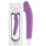 vibrator realist mov Dolce Vita din silicon cu husă detașabilă
